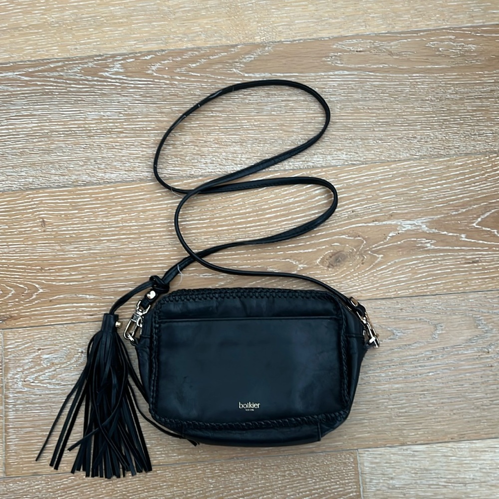 Botkier Black Leather Crossbody Bag